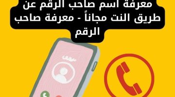 طريقة معرفة اسم المتصل في السعودية عن طريق الإنترنت