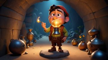 قصة علي بابا والأربعين حرامي