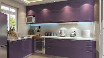 طريقة دهان خشب المطبخ