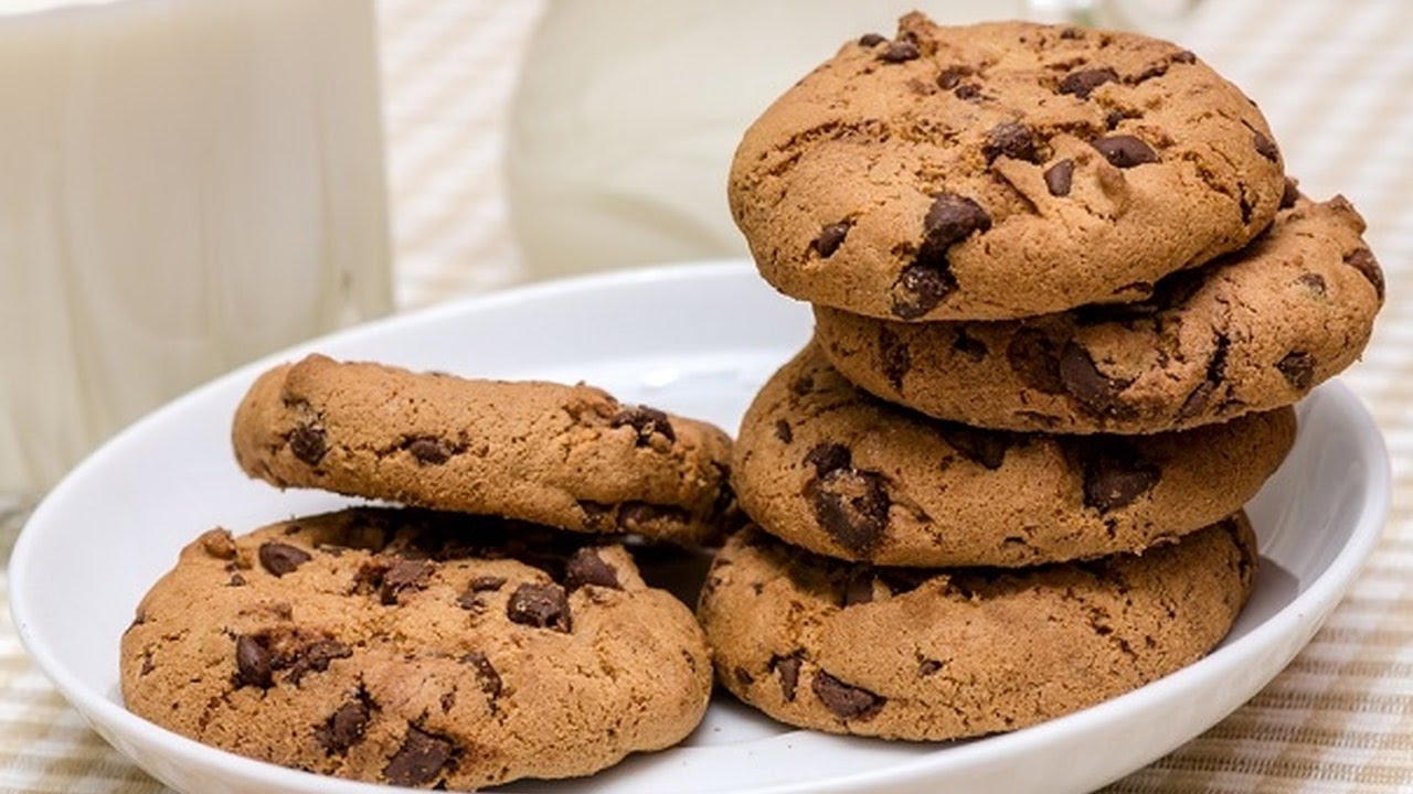 الكوكيز في الفرن من تحت أو فوق