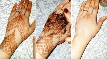 كم ساعة اخلي الحناء على يدي 