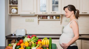 شكل سرة الحامل بولد في الشهر الرابع