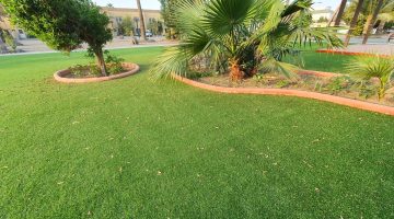 طريقة تركيب العشب الصناعي على الجدار