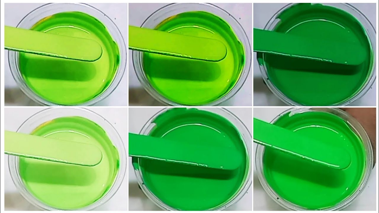 اسماء درجات اللون الأخضر